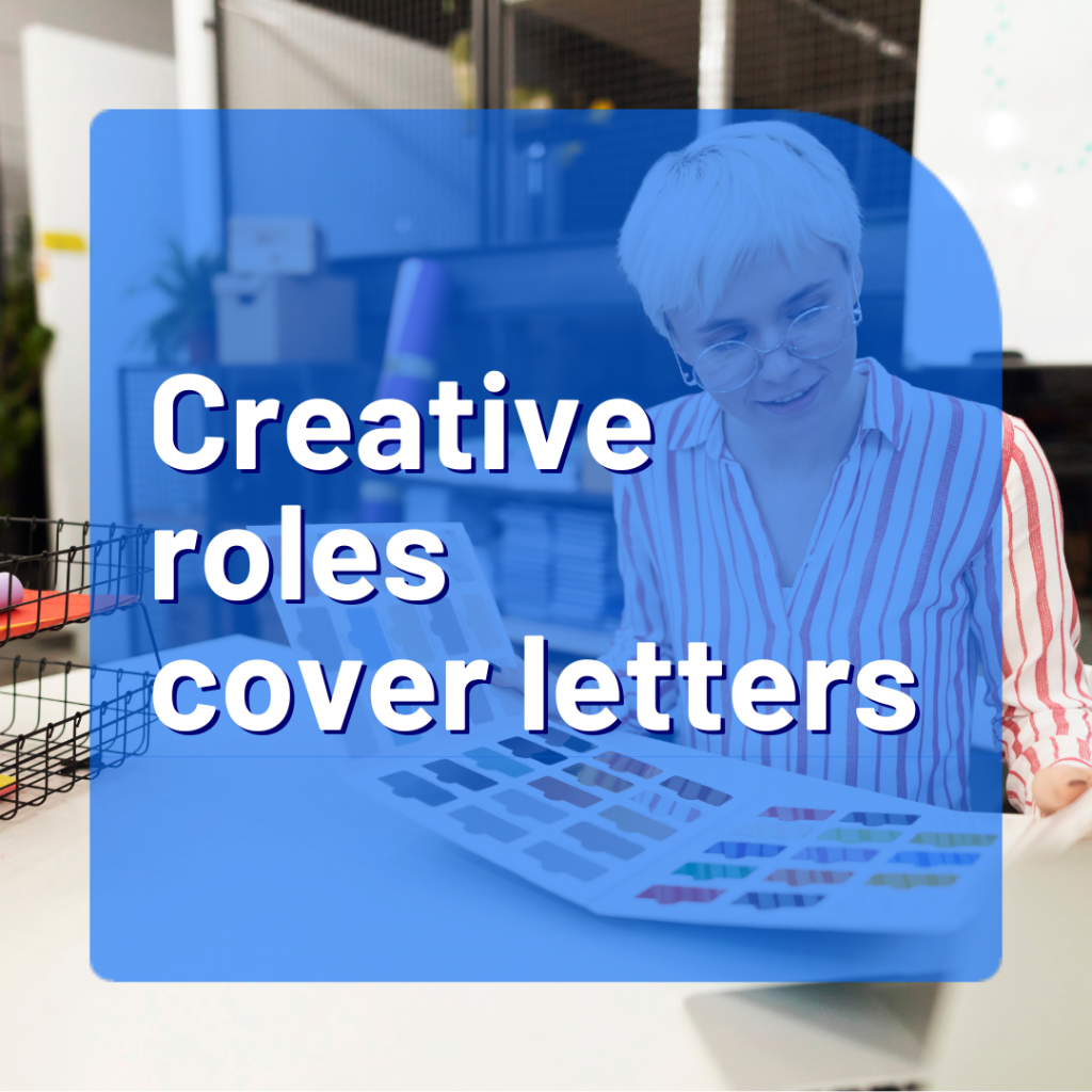 Creative roles cover letters