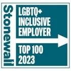 Stonewall Top 100 Employer 2023